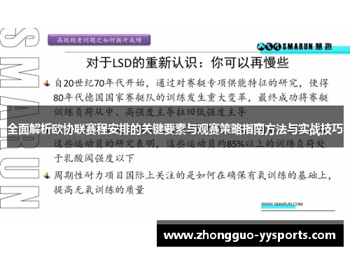 全面解析欧协联赛程安排的关键要素与观赛策略指南方法与实战技巧