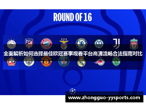 全面解析如何选择最佳欧冠赛事观看平台高清流畅合法指南对比 全面解析如何选择最佳欧冠赛事观看平台高清流畅合法指南对比